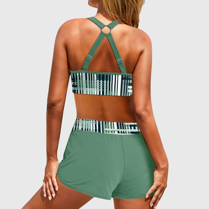 Janelle | Hochgeschnittenes Rib-Bikini