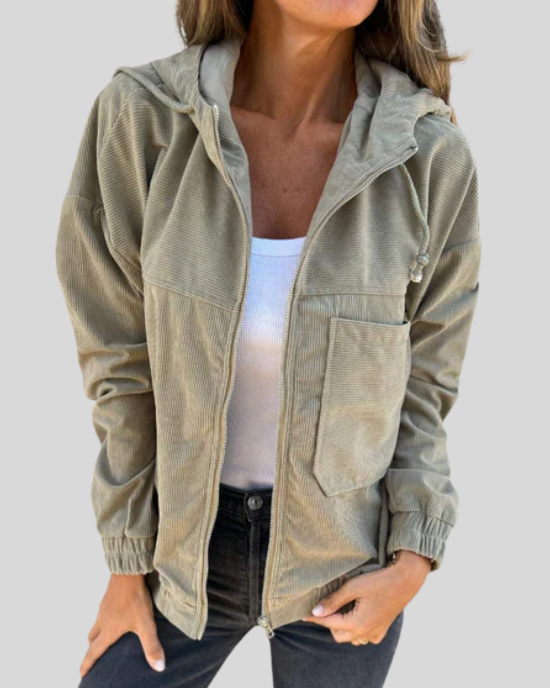 Mabel | Weiches Reißverschluss-Gilet