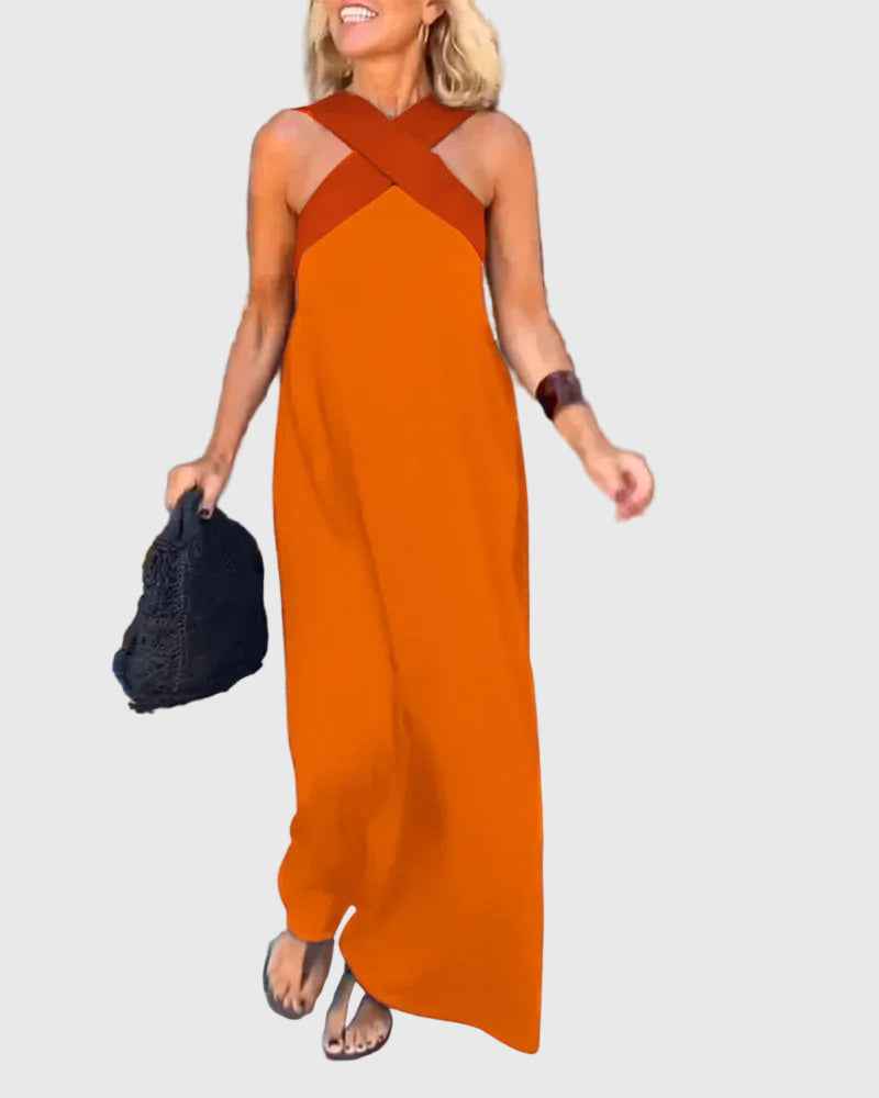 Elena | Maxi Kleid Fließend und Elegant