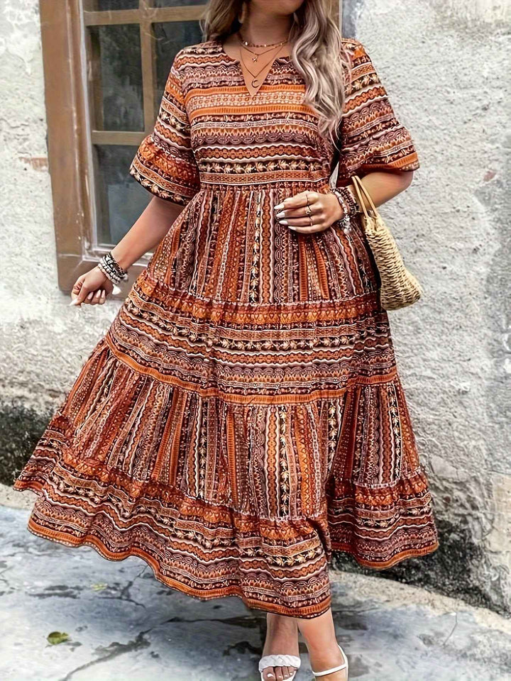 Joraine - Fließendes Ethnisches Kleid