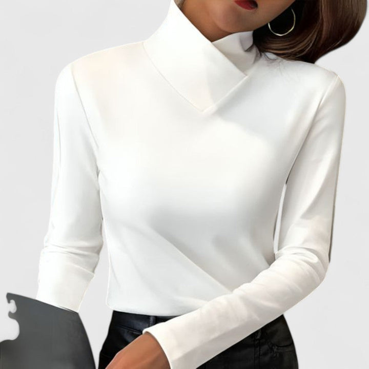 Clair | Stilvoller Pullover mit Hohem Kragen