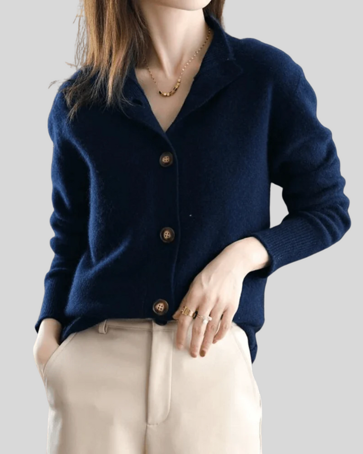 Claire | Vintage-Style Cashmere Cardigan