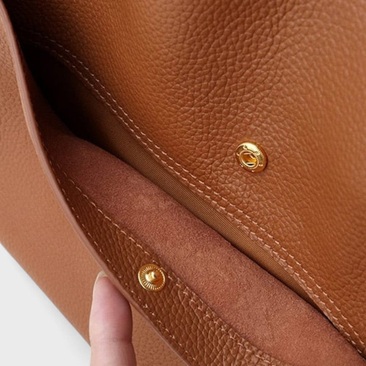 Elena™ | Elegante Leder Schultertasche