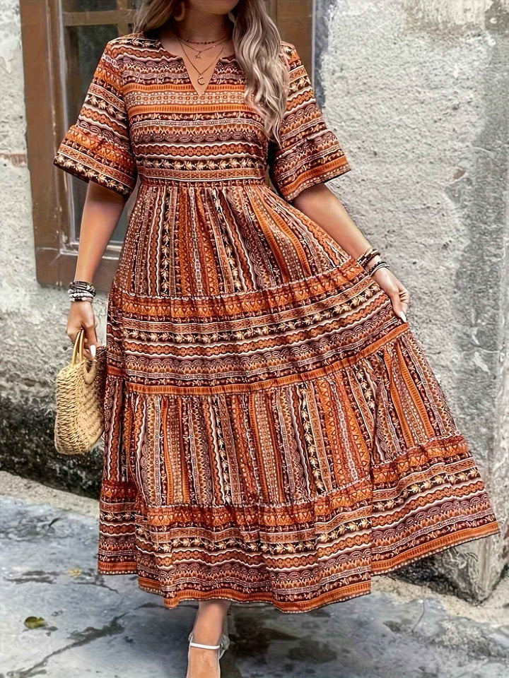 Joraine - Fließendes Ethnisches Kleid