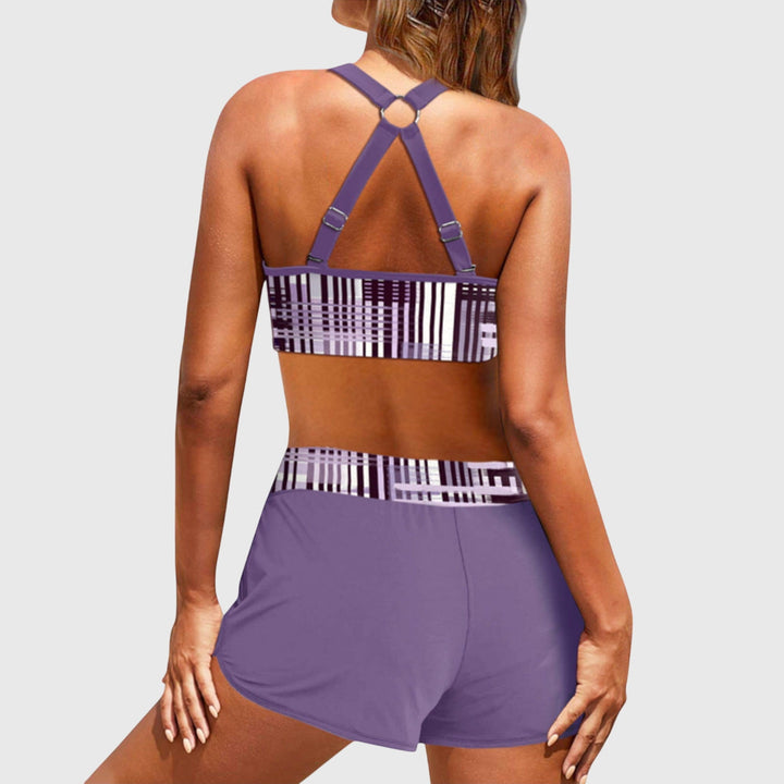 Janelle | Hochgeschnittenes Rib-Bikini