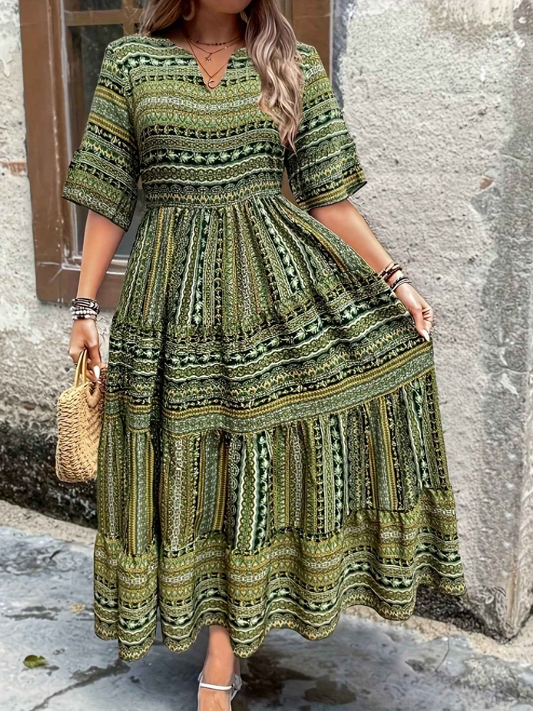 Joraine - Fließendes Ethnisches Kleid