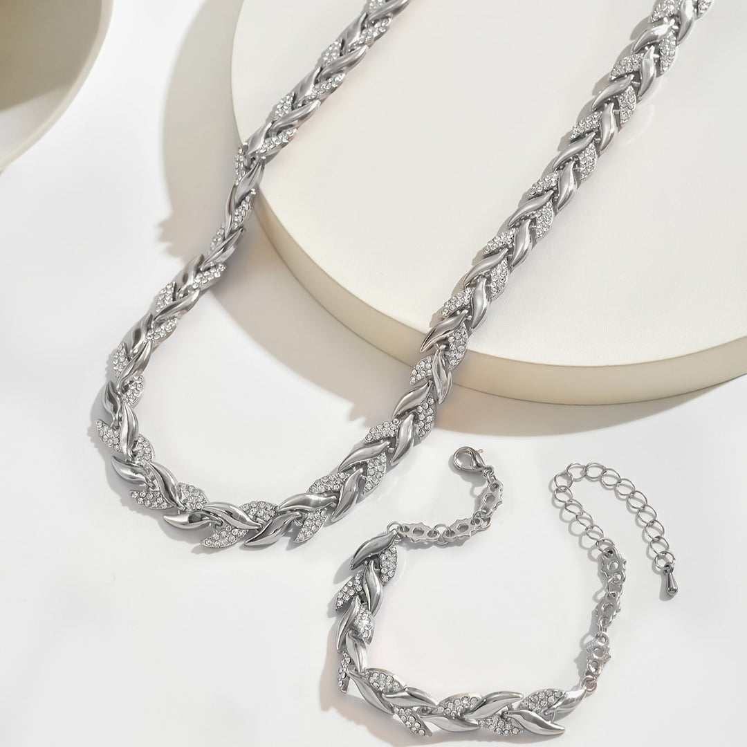 Heidrun | Schmuckset im Ährenmuster