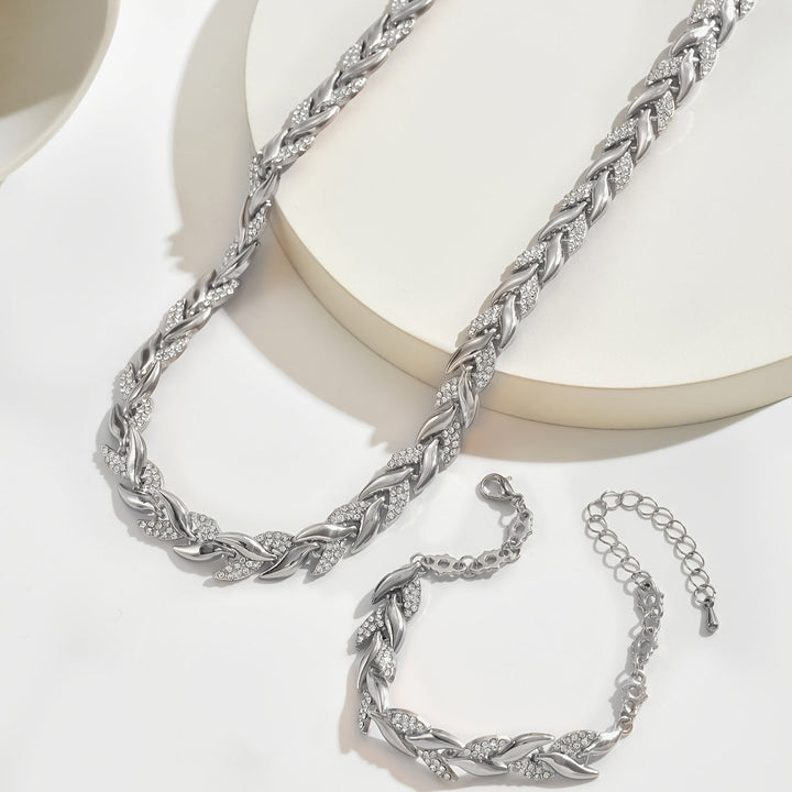 Heidrun | Schmuckset im Ährenmuster