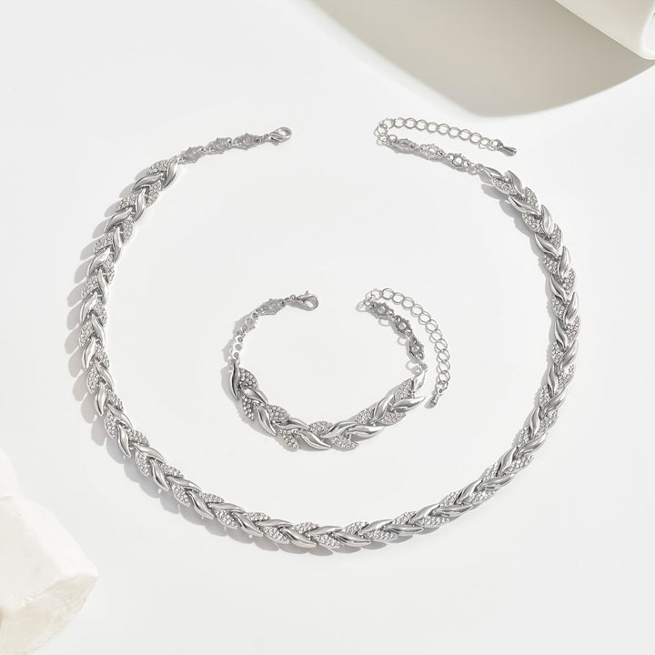 Heidrun | Schmuckset im Ährenmuster