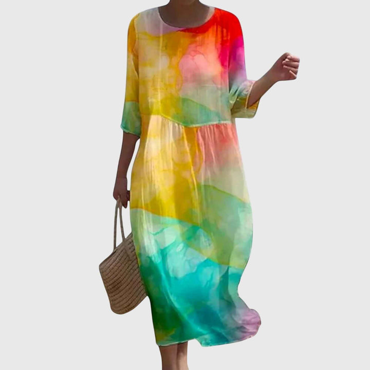 Hayley™ | Elegantes Maxi Blumenkleid