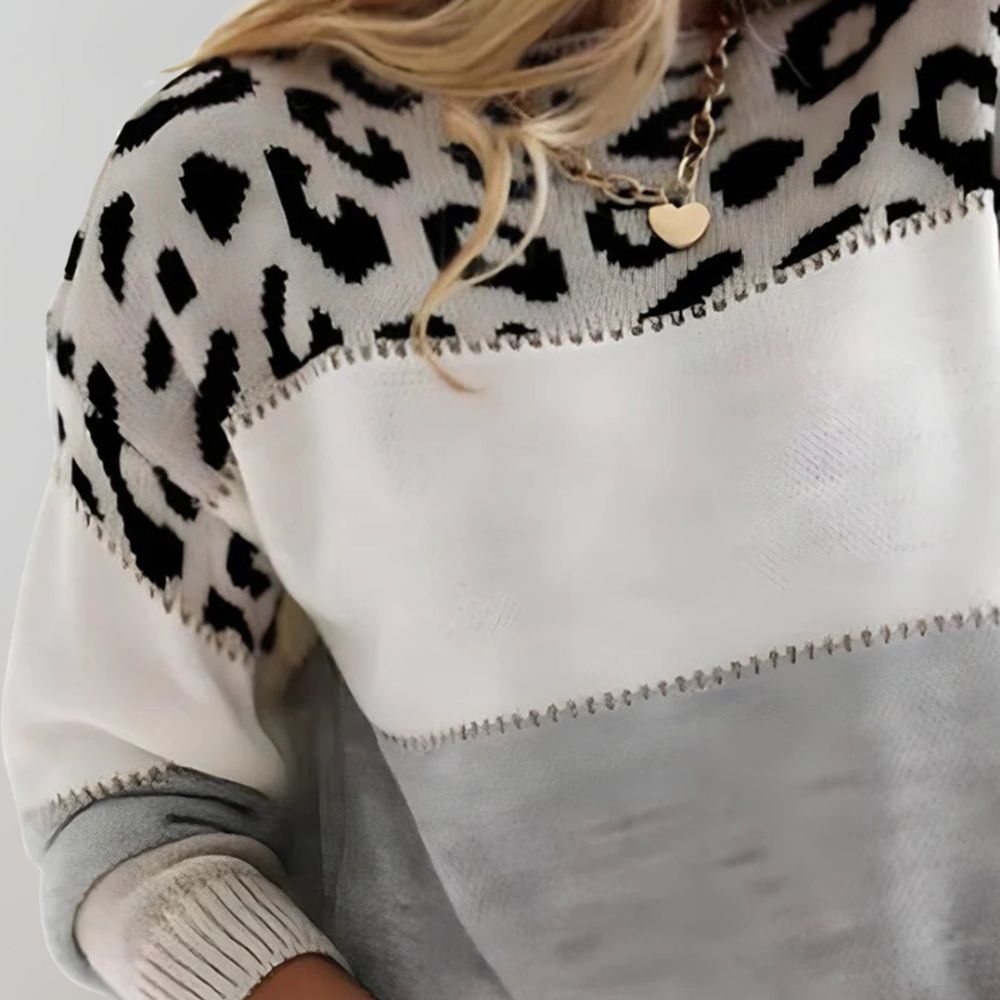 Diane | Pullover und Strick mit Leopardenmuster