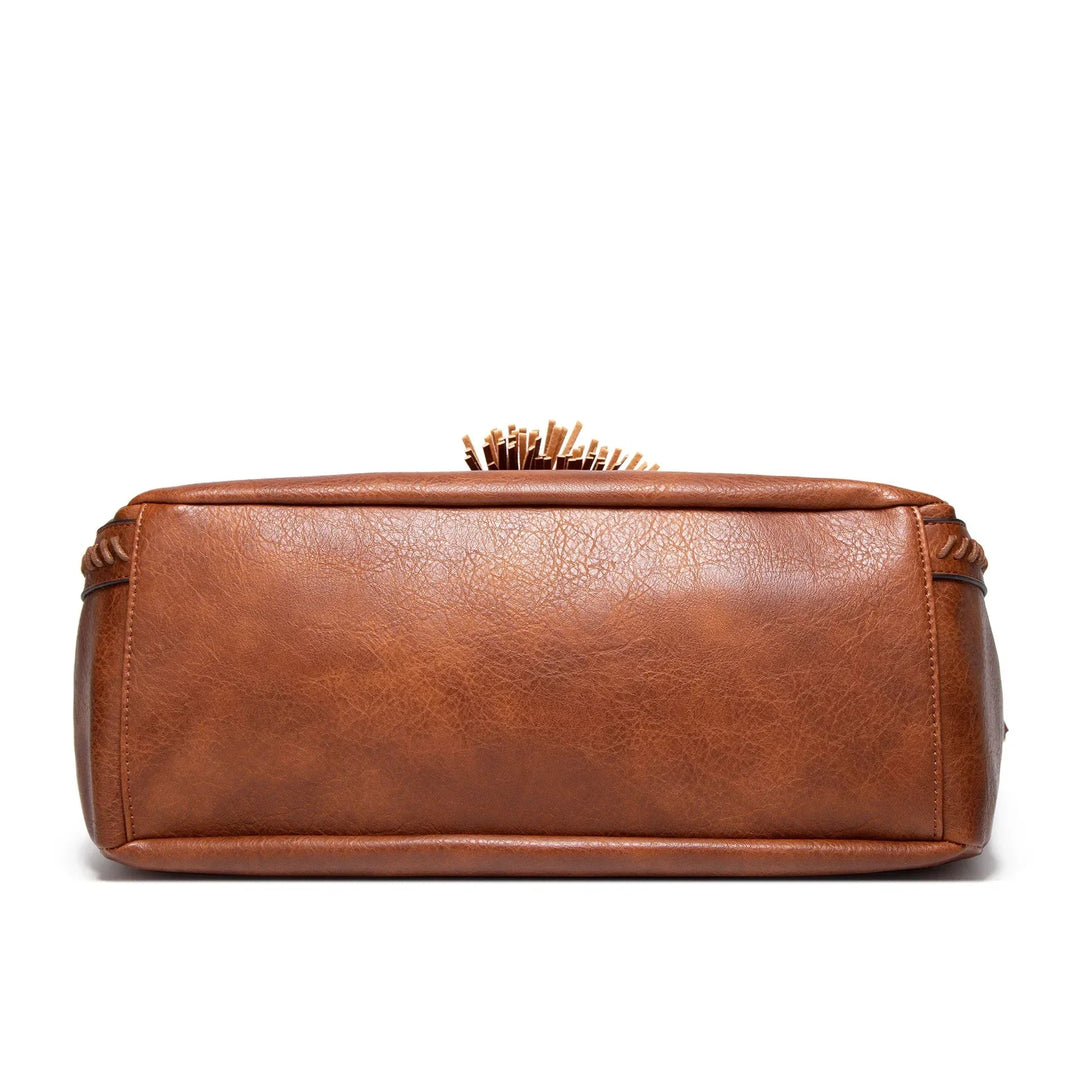 Andrea™ | Zeitloses Lederhandtasche