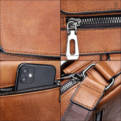 Cynthia™ | Praktische Leder Tasche