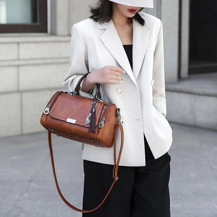 Julie™ | Textur Leder Tasche