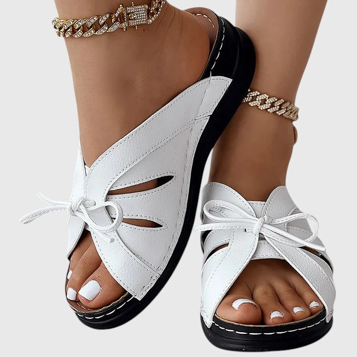 Darcy - Schicke Slip-On Sandalen mit Schleife