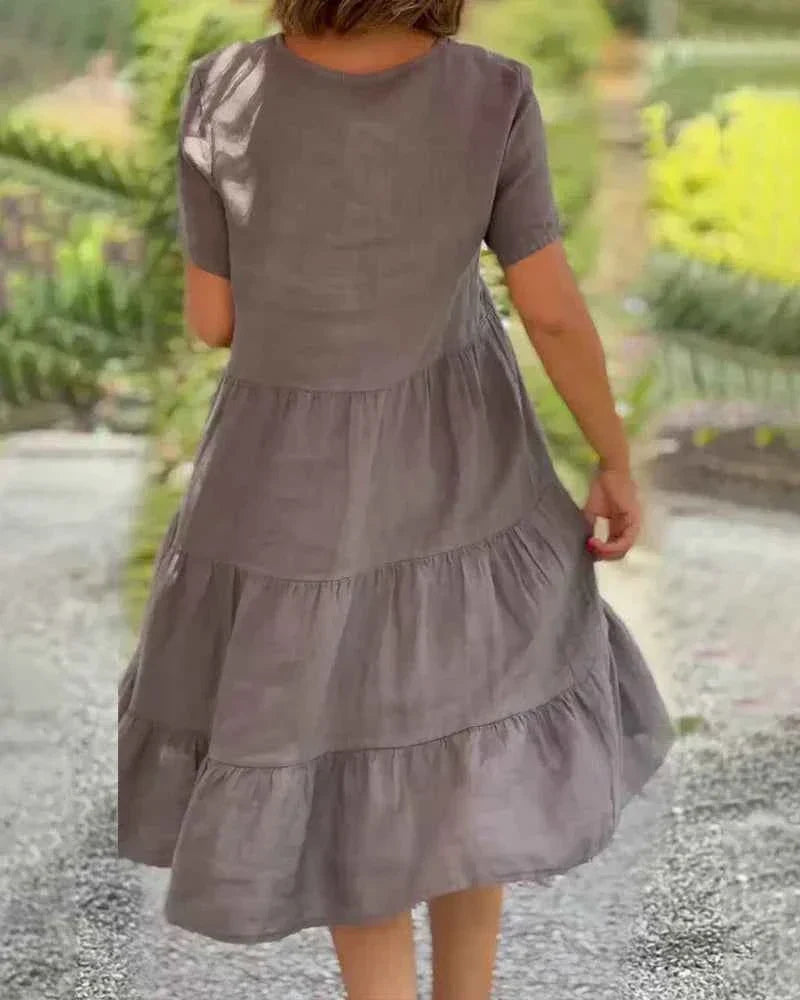 Bexley - Lässiges Sommerkleid mit V-Ausschnitt