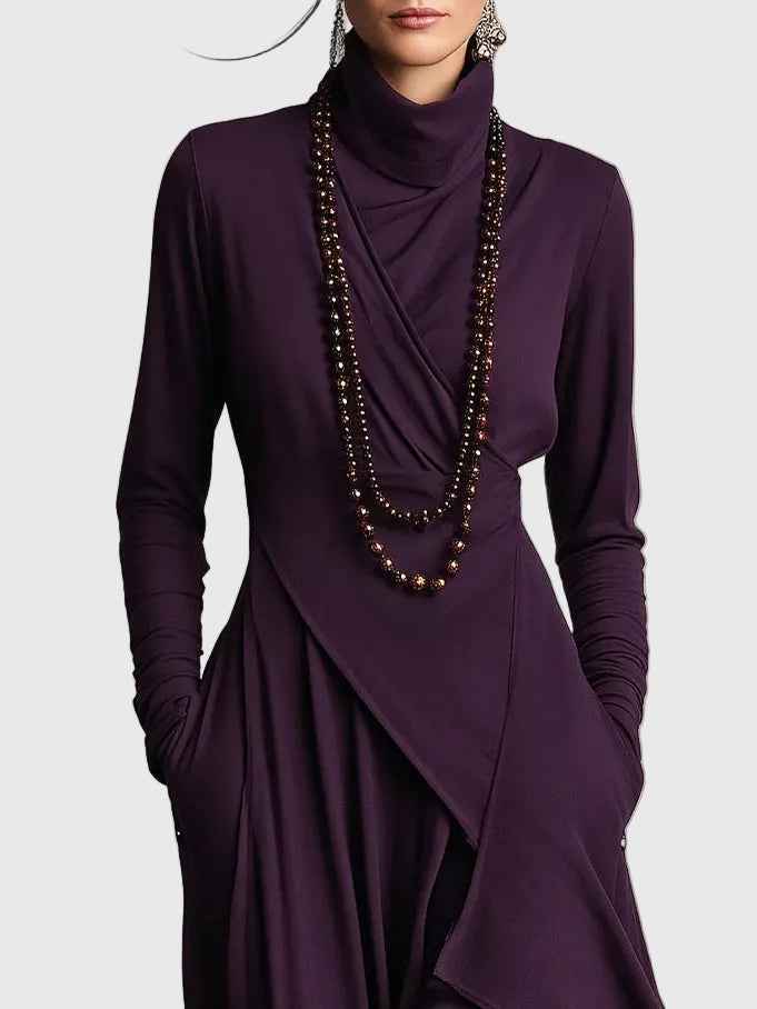 Violet | Maxikleid Plissee
