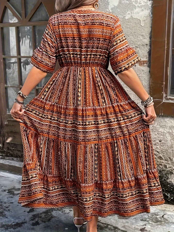 Joraine - Fließendes Ethnisches Kleid