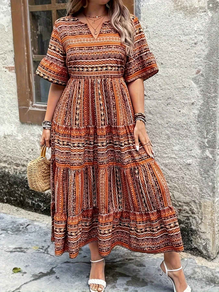Joraine - Fließendes Ethnisches Kleid