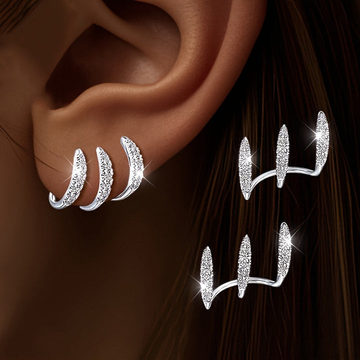Saskia | Dreifach-Ohrstecker
