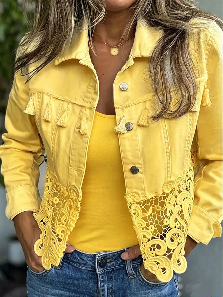 Bettina™ | Kurze Jacke mit Ajour-Zoom